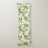 Coussins Longs Aquarelle des branches d'olive (Dos (Vertical))
