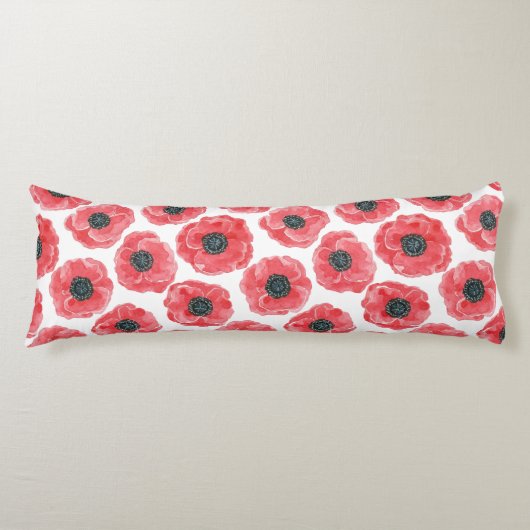 Coussins Longs Aquarelle des papillons (Devant)