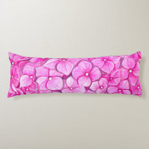 Coussins Longs Aquarelle d'Hydrangea