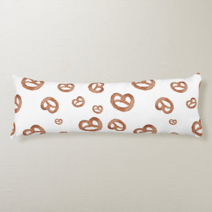Coussins Longs Aquarelle douce salée Motif Pretzel
