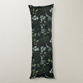 Coussins Longs Aquarelle Eucalyptus Feuilles de verdure (Dos (Vertical))