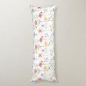 Coussins Longs Aquarelle Fleur sauvage motif floral (Dos (Vertical))