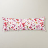 Coussins Longs Aquarelle Floral Art Moderne Motif (Dos)