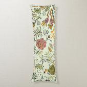 Coussins Longs Aquarelle Florale Fleurs d'abeille Élégante Modern (Devant (Vertical))