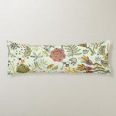 Coussins Longs Aquarelle Florale Fleurs d'abeille Élégante Modern (Devant)