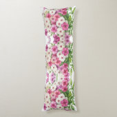 Coussins Longs Aquarelle Jardin Fleurs Phlox (Dos (Vertical))