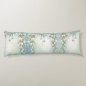 Coussins Longs Aquarelle Lily de l'Oreiller de la vallée (Dos)