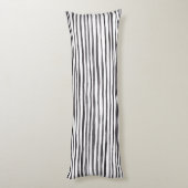 Coussins Longs Aquarelle moderne noir et blanc  (Dos (Vertical))