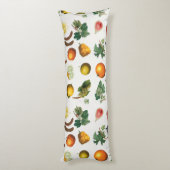 Coussins Longs Aquarelle Motif de fruits méditerranéens (Dos (Vertical))