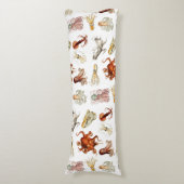 Coussins Longs Aquarelle Octopus Cephalopod Océan Animaux (Devant (Vertical))