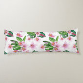 Coussins Longs Aquarelle Orchidées Design 30 (Dos)