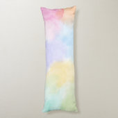 Coussins Longs Aquarelle Pastel (Dos (Vertical))