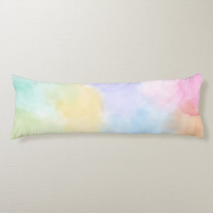 Coussins Longs Aquarelle Pastel