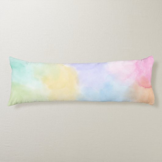 Coussins Longs Aquarelle Pastel (Devant)