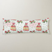 Coussins Longs Aquarelle sac de Noël de bonbons (Dos)