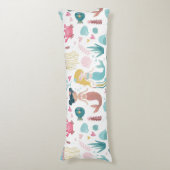 Coussins Longs Aquarelle Sirène / fille / chambre / décoration /  (Devant (Vertical))