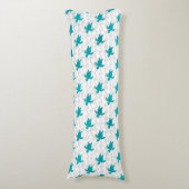 Coussins Longs Aquarelle Tortue marine Shibori Wave (Devant (Vertical))