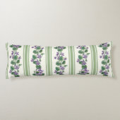 Coussins Longs Aquarelle violettes et rayures (Dos)
