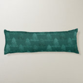 Coussins Longs Arbre de Noël Moody | Dark Midnight Turquoise Spla (Dos)