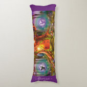 Coussins Longs Arbre magique féerique somnolent. Coutume géante (devant Vertical)