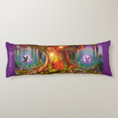 Coussins Longs Arbre magique féerique somnolent. Coutume géante (Dos)