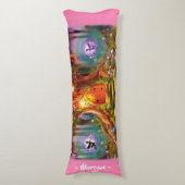 Coussins Longs Arbre magique féerique somnolent. Coutume géante (devant Vertical)