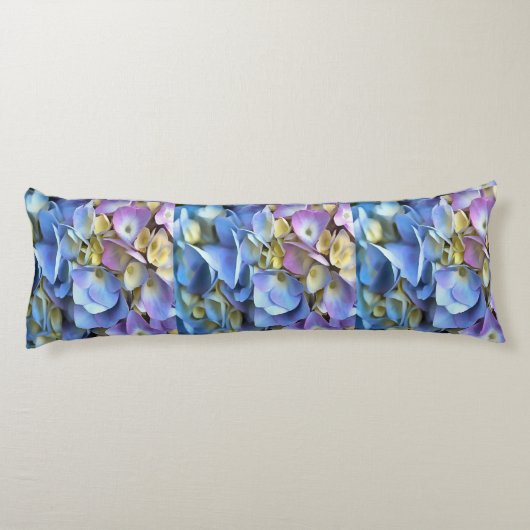 Coussins Longs Arbuste bleu Hydrangea Arbuste Artistique Bossom (Dos)