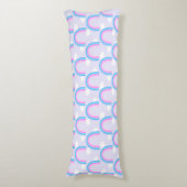 Coussins Longs Arc-en-ciel avec nuage lilas (Devant (Vertical))