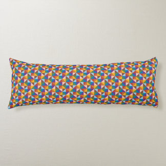 Coussins Longs Arc-en-ciel, Brown, rose et bleu