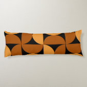 Coussins Longs Argile brûlée moderne du milieu du siècle et Mocha (Dos)