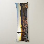 Coussins Longs Arizona Sunset Sonoran Desert Avec Saguaro Cactus (Dos (Vertical))