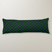 Coussins Longs Armstrong tartan bleu et vert plaid (Dos)