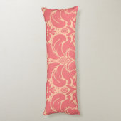 Coussins Longs Arrière - plan baroque de damassé de style (Dos (Vertical))