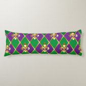 Coussins Longs Arrière - plan de bijoux Mardi Gras (Devant)