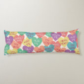 Coussins Longs Arrière - plan de forme d'amour (Dos)