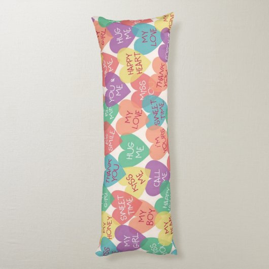 Coussins Longs Arrière - plan de forme d'amour (Dos (Vertical))