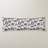 Coussins Longs arrière - plan d'illustration d'oiseau de pingouin (Dos)