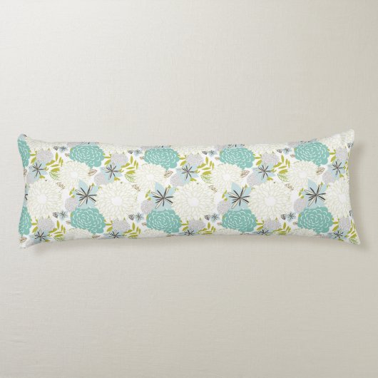 Coussins Longs Arrière - plan floral (Dos)