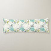 Coussins Longs Arrière - plan floral (Devant)