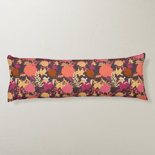 Coussins Longs Arrière - plan floral 2 (Dos)