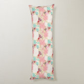 Coussins Longs Arrière - plan floral 4 (Dos (Vertical))