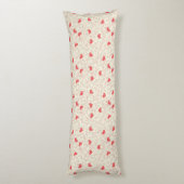 Coussins Longs Arrière - plan mignon de coeurs (Dos (Vertical))