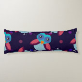 Coussins Longs arrière - plan motif owl (Dos)