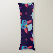 Coussins Longs arrière - plan motif owl (Devant (Vertical))