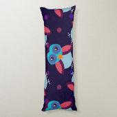 Coussins Longs arrière - plan motif owl (Dos (Vertical))