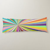 Coussins Longs Arrière - plan rayé frais (Dos)