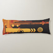 Coussins Longs Arrière - plan tramé technique 2 (Dos)