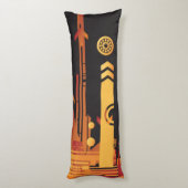 Coussins Longs Arrière - plan tramé technique 2 (Dos (Vertical))