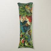 Coussins Longs Art antique du Père Noël (Devant (Vertical))