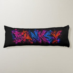 Coussins Longs Art de Banksy Graffiti